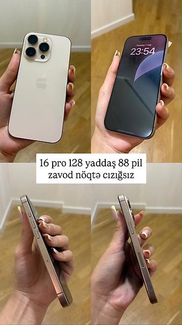 IPhone 16 Pro, 128 GB, Desert Titanium, Face ID