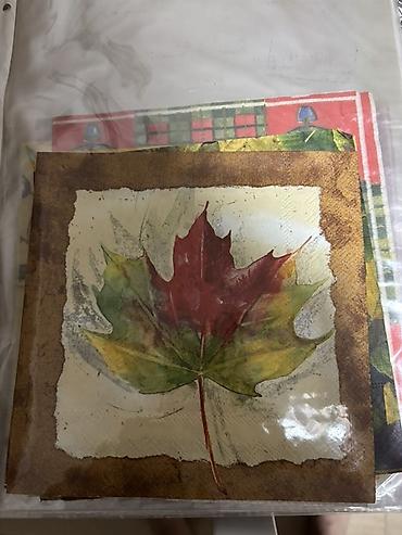 Kuhinjski tekstil: Dekorativne salvete za dekupaz razni motivi. - Set papirnih salveta — 19