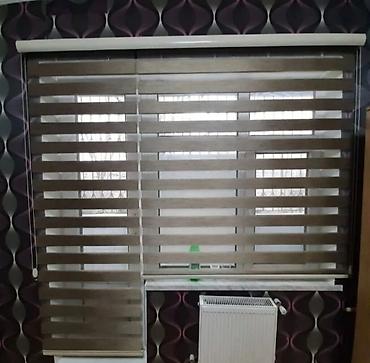 Jalüzlər: Zebra jalüz pərdələr - İkili qatlı zebra sistemi: şəffaf və qapalı — 4