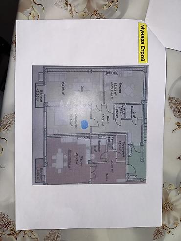 квартиры 2х ком: 2 комнаты, 76 м², Элитка, 3 этаж, ПСО (под самоотделку) — 3