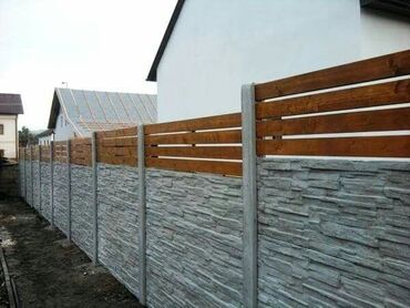 pilləkən ölçüləri: Dekorativ beton panel hasar sistemi Məhsul təsviri: - Modullu beton