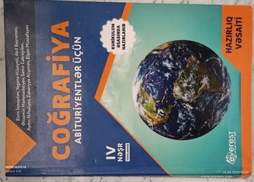 Qəbul imtahanı üçün coğrafiya vəsaiti,2ci kitab kimi alındığı üçün çox