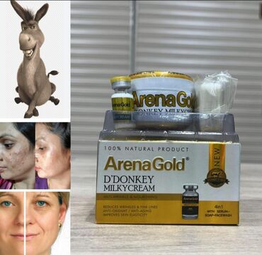 eşşək südü spreyi: Areena gold krem+serum quru ve yagli dərini effektiv şəkildə