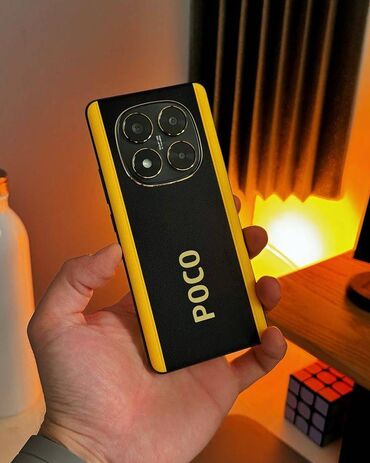 lords mobile: Poco X7, 256 GB, rəng - Qara, Barmaq izi, Face ID, Sensor