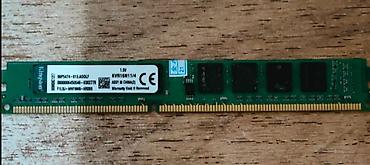 Masaüstü kompüterlər və komponentlər: Kingston DDR3 1600 Мhz təzə 4gb — 1