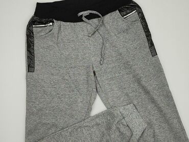 spódnice dresowe szara: Sweatpants, S (EU 36), condition - Good