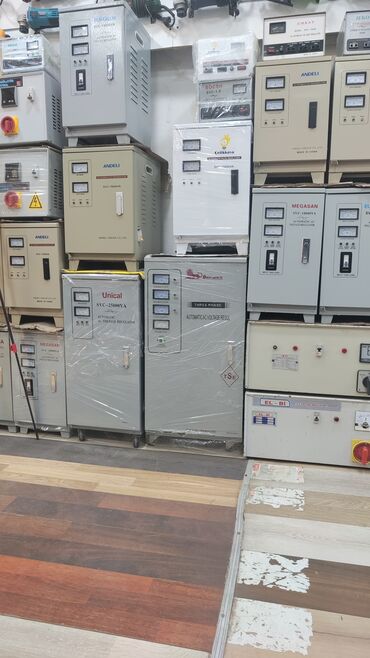 Gərginlik stabilizatorları: Yeni, Ev üçün, 1 faza, Gərginliy stabilizatoru, 110 V, Rayonlara çatdırılma, Pulsuz çatdırılma, Kredit var — 8