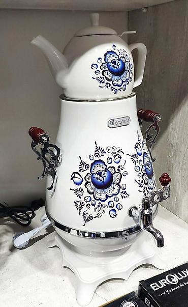 Samovarlar: Elektrik samovar Bergamo made for Germany 6 litr tutumlu Termostatli — 2