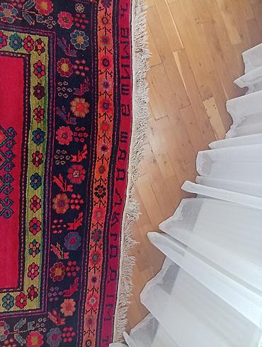 İncəsənət və kolleksiyalar: Qədim üslubda əl toxuması xalça - Material: yun (təbii boyalarla — 4