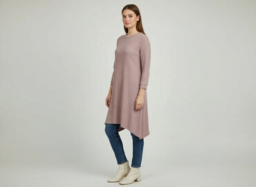 sukienki z bufiastymi rękawami midi: Women`s dress, size M