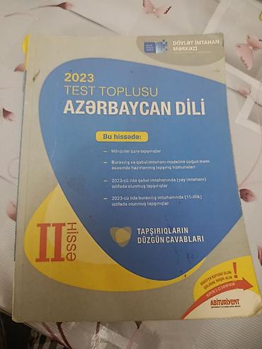 ikona: Tədris və imtahan hazırlığı üçün kitablar dəsti 1) “Test Toplusu – — 2
