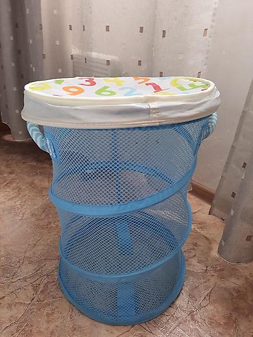 case logic: Продаю три корзинки для игрушек IKEA, складные, диаметр 35 см, высота — 1