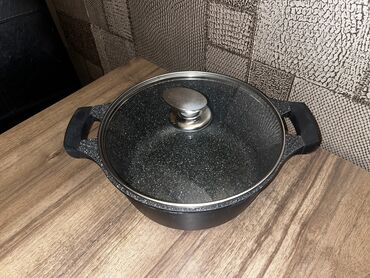 wok tava: Qazan, rəng - Qara, Alüminium, 3 l, 26 sm