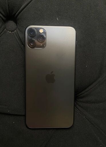 айфон 11 бу сколько стоит: IPhone 11 Pro Max, Колдонулган, 512 ГБ, Matte Space Gray, Каптама, 74 %