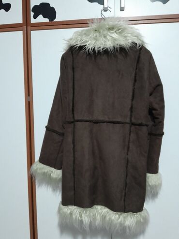 jakne skaj zenske: S (EU 36), Faux fur, color - Brown