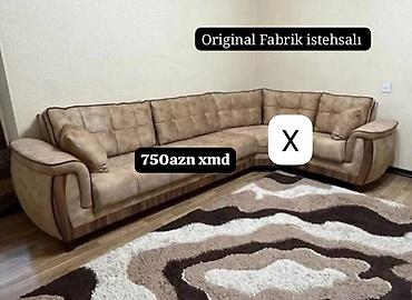 Künc divan – Original Fabrik istehsalı - L‑formalı künc divan, geniş
