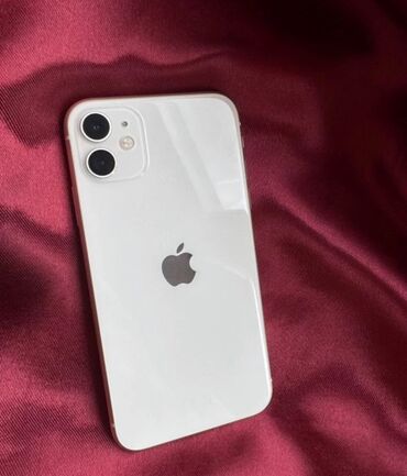 айфон 8 не бу: IPhone 11, Колдонулган, 64 ГБ, Заряддоочу түзүлүш, Коргоочу айнек, Каптама, 78 %