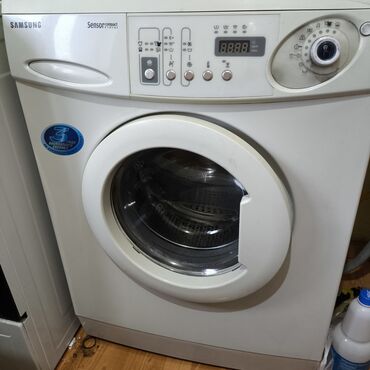продажа стиральная машинка: Стиральная машина Samsung, Б/у, Автомат, До 6 кг, Полноразмерная