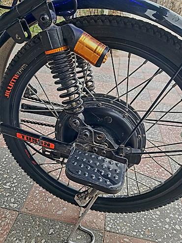 Elektrik velosipedlər: TURON elektrik velosipedi merdakandadır 24luk 40ilə. gedir 25klometr — 10