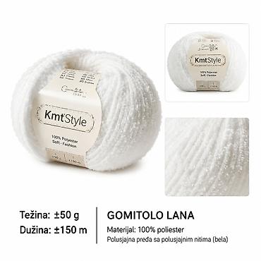 KMT Kapa ukras za kosu polarno predivo – beli - Brend: Kmt Style -