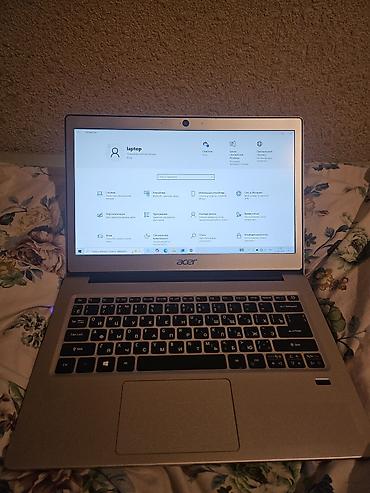 ноутбук surface: Acer 14" ультрабук (серебристый) с русской клавиатурой - Экран: 14" — 4