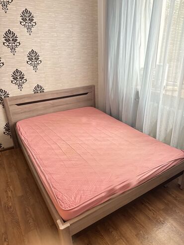 кресло кровать новый: Двуспальная кровать, Б/у, С матрасом, длина - 200 см