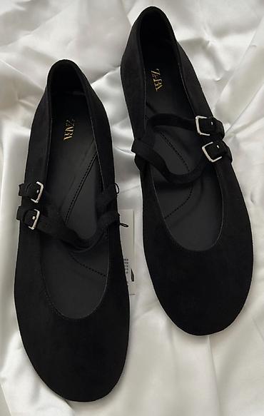 klassik ayaqqabi: Baletkalar, Zara, Ölçü: 38, rəng - Qara, Yeni — 5