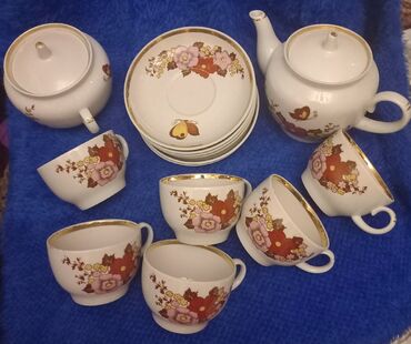 Çay dəstləri və servizlər: Çay dəsti, rəng - Ağ, Farfor — 3
