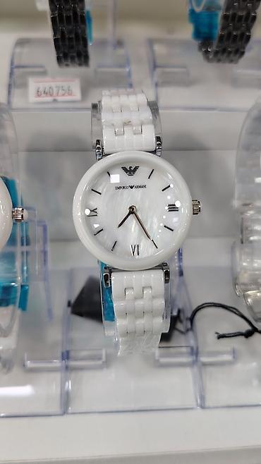 Aksesuarlar: Emporio Armani qadın qol saatları – keramik kolleksiya - Korpus və — 3