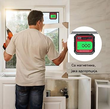 Laserski daljinomeri: Nov digitalni uglomer. Ima sa donje strane magnete, ima dugme da — 2