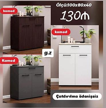 ofis mebel: Kamod – müasir dizaynlı çoxfunksiyalı şkaf - Ölçü: 100 x 80 x 40 sm - — 1