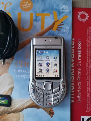 telefoni samsung: Nokia 6630, < 2 GB, color - Grey, Button phone