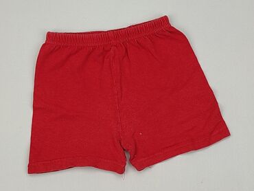czerwone krótkie spodenki dla chłopca: Krótkie spodenki, 2-3 lat, 98, stan - Zadowalający