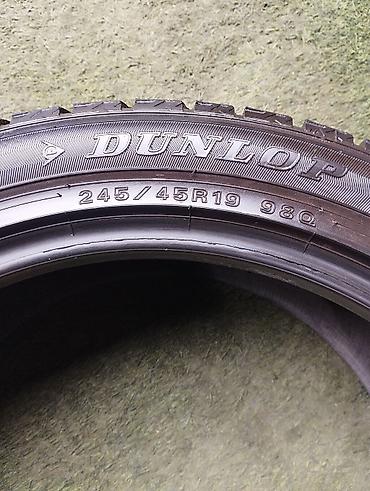 шины 245 45 r19: Шины 245 / 45 / R 19, Зима, Б/у, 1 шт, Легковые, Япония, Dunlop — 2