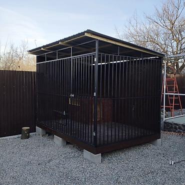 Зоотовары: Делаю вольеры для собак размер данного вольера 3м на 2 м полностью — 3