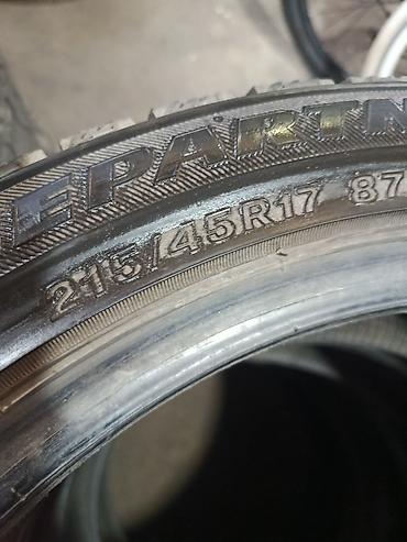 21545: Bridgestone зимние шины, размер 215/45 R17 87T. - Производитель — 2
