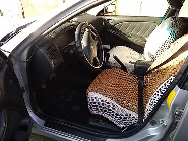 Чехлы и накидки на сиденья: Чехлы Кожаные, цвет - Серебристый, Toyota, Б/у — 1