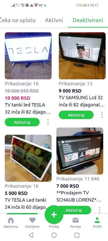 Televizori: TV veći VOX led tanki 32 inča ili 82 dijagonala ekrana ispravan dobar — 13