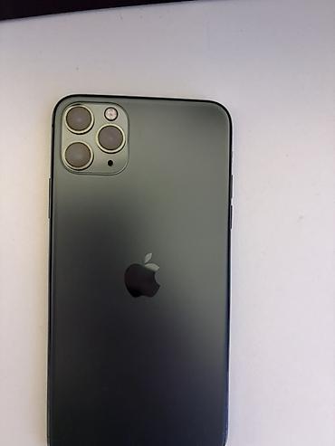 IPhone 11 Pro Max, Б/у, 256 ГБ, Matte Midnight Green, Защитное стекло, Чехол, Коробка, 76 %