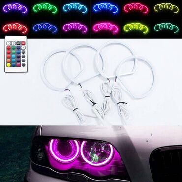 rgb led: RGB Cotton Light Halo Ring DRL LED Angel Eye For BMW 3 5 E46/E39/38/36