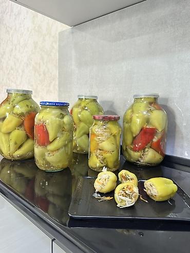 greenway sirketi: Turşuya qoyulmuş doldurulmuş bibər - Tərkib: şirin bibər, içlik — 1
