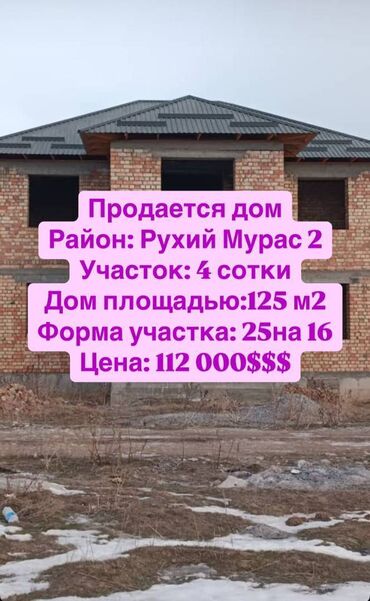 Продажа домов: Дом, 125 м², 6 комнат, Агентство недвижимости, ПСО (под самоотделку)