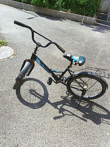 bmx satilir: Uşaq/yeniyetmə velosipedi – “ЛЕCHA” temalı dizayn - Rəng: qara, mavi — 2