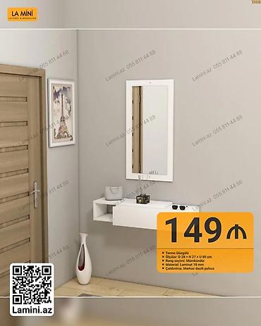 Termolar: La Mini – Termo Güzgülü divar konsolu - Termo güzgü - Ölçülər: D 28 — 1