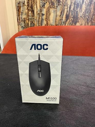 Проводная мышь AOC MS100 - Тип: проводная компьютерная мышь (Wired at lalafo.kg Проводная мышь AOC MS100 - Тип: проводная компьютерная мышь (Wired