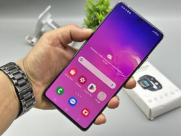 8: Samsung Galaxy S10 Lite, Б/у, 128 ГБ, цвет - Черный, 2 SIM — 1