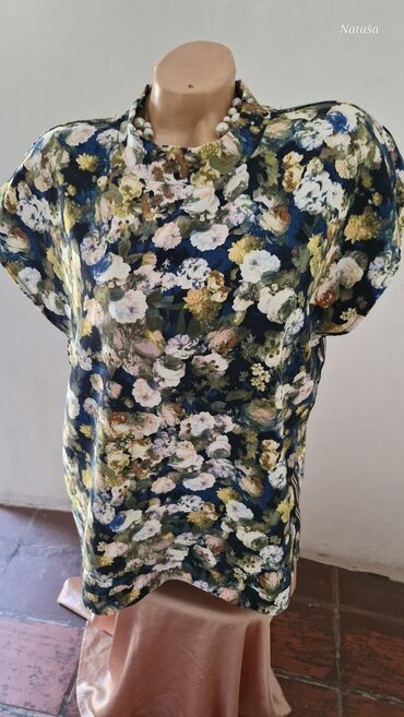 bele bluze: XL (EU 42), Lycra, Floral, color - Multicolored