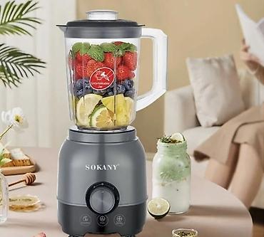 500w: 😍🧋Мощный Блендер SOKANY 2в1 — Ваш незаменимый помощник на кухне! 🍏🍹 — 5
