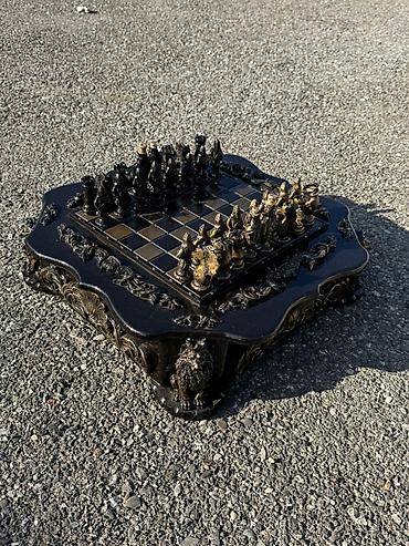 Şahmatlar: Şahmat Sahmat Çeşid çoxdu.çatdırılma 1_2 saata edilir. Qoz ağacındandı — 6