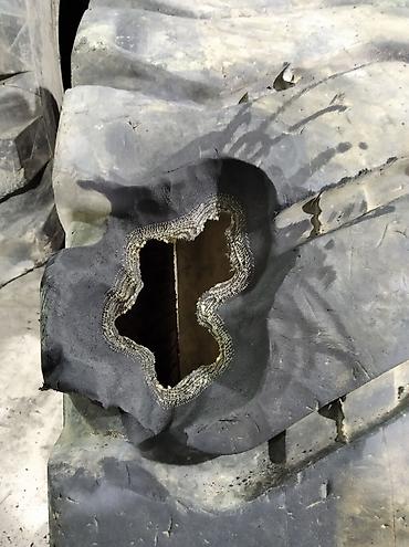 Шины: Ремонт шин на фронтальный погрузчик автокран экскаватор каток и — 17